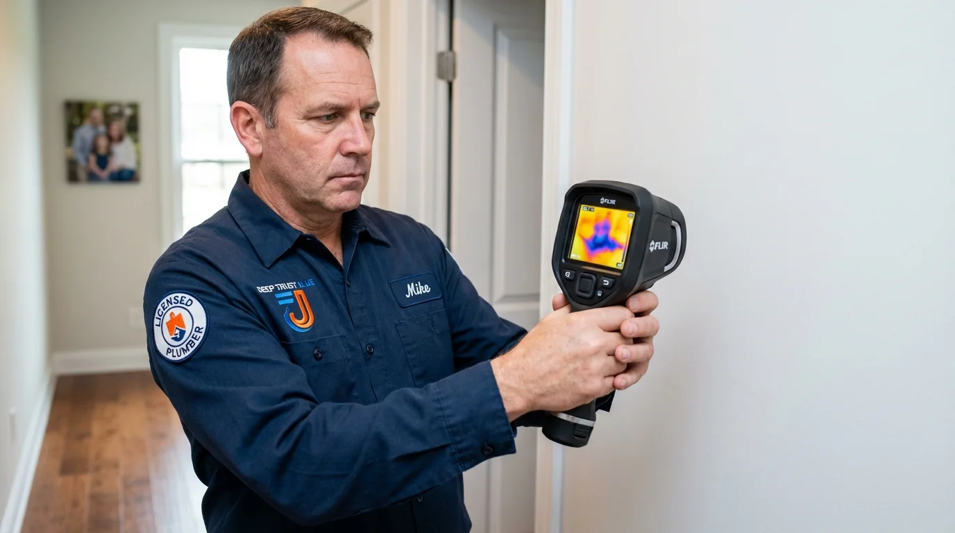 Thermal imaging leak detection by Johns Plumbing LLC in Barranquitas